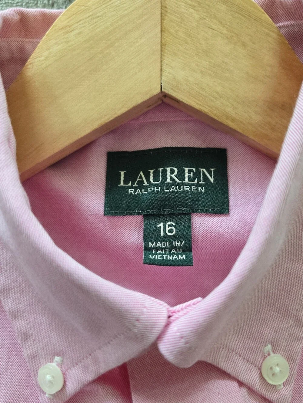 Boys Ralph Lauren Pink Long-Sleeve Button-Down Shirt